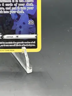 2023 Pokemon Sleeping Mew Crown Zenith Galarian Gallery Full Art Holo GG10/GG70 - Image 2