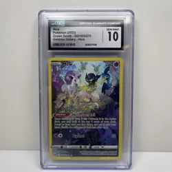 Mew GG10/GG70 Pokemon Crown Zenith: Galarian Gallery Holo CGC 10 - Image 1