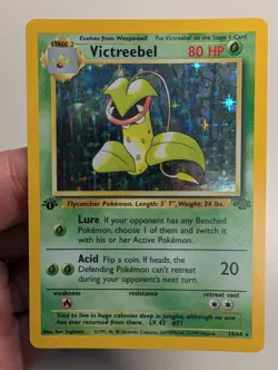 Pokemon Cards: Jungle 1st Edition Rare Holo: Victreebel 14/64 #14 - Image 1
