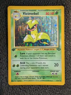 Pokemon Cards: Jungle 1st Edition Rare Holo: Victreebel 14/64 #14 - Image 5