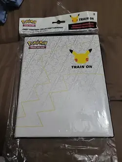 POKEMON JUMBO CARD LOT 10 (INCLUDES BINDER) CELEBRATIONS 25th ANNIVERSARY BINDER - Image 1