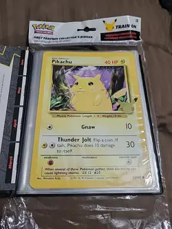 POKEMON JUMBO CARD LOT 10 (INCLUDES BINDER) CELEBRATIONS 25th ANNIVERSARY BINDER - Image 2