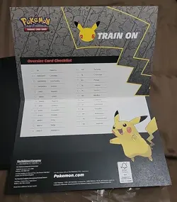 POKEMON JUMBO CARD LOT 10 (INCLUDES BINDER) CELEBRATIONS 25th ANNIVERSARY BINDER - Image 4