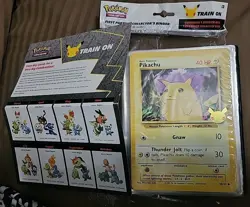 POKEMON JUMBO CARD LOT 10 (INCLUDES BINDER) CELEBRATIONS 25th ANNIVERSARY BINDER - Image 5
