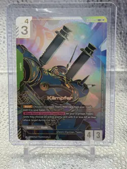 Gundam Card Game GD03 Steel Requiem Kampfer GD03-017 LR++ Legendary Rare - Image 1