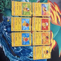 Ash's Pikachu Set 2017 Promo Card Pokemon 'I Choose You' Movie SM108-114 NM/M - Image 1