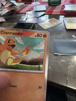 Charmander ASC 020/217 Cosmos Holo Promo SWIRL Ascended Hero’s Pokemon Card - Image 1