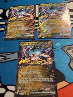 Pokemon 3 Card Lot - Raging Bolt ex 145 Sv: Scarlet & Violet Promo Cards Holo - Image 4