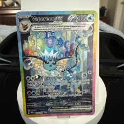 Pokemon TCG Vaporeon EX Prismatic Evolutions Special Illustration Card 149/131 - Image 1