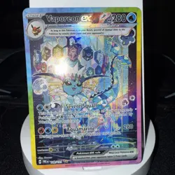 Pokemon TCG Vaporeon EX Prismatic Evolutions Special Illustration Card 149/131 - Image 3