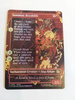 Summon: Brynhildr (Borderless) Final Fantasy Foil - Image 1