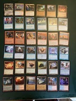 Mtg Blue/red Artefact Bundle - Retro Frame Mana Rocks, Lands, Etc - Image 1