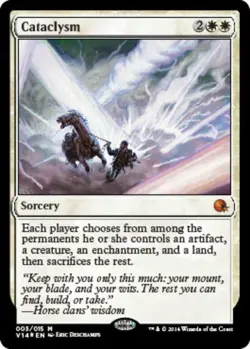 1 x Cataclysm - Foil - From The Vault: Annihilation - Light Play - MTG - Image 1
