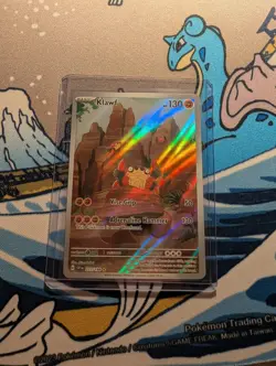 Pokemon TCG Klawf Scarlet & Violet Base Set Holo Illustration Rare Card 217/198 - Image 1