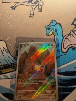 Pokemon TCG Klawf Scarlet & Violet Base Set Holo Illustration Rare Card 217/198 - Image 2