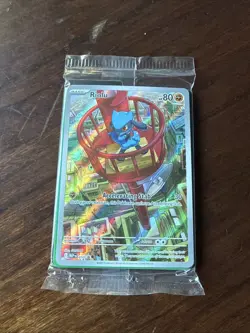 Pokemon TCG Riolu 010 ETB Promo Mega Evolutions Sealed Black Star Promo Sealed. - Image 3