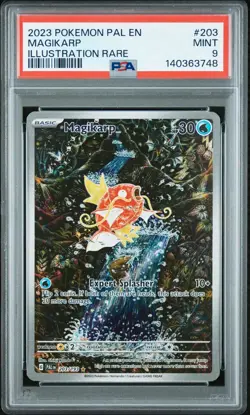 Pokemon TCG Magikarp Scarlet & Violet Paldea Evolved PSA 9 - Image 1