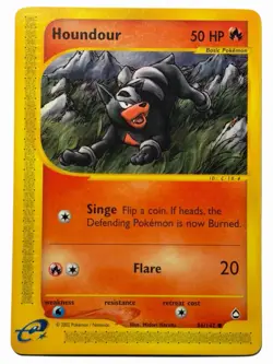 Houndour - Aquapolis 86/147 2002 - E Reader - Pokemon TCG - WOTC - NM - Image 1