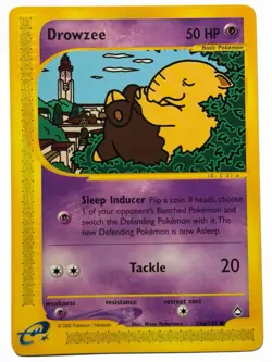 Drowzee - Aquapolis 74a/147 2002 - E Reader - Pokemon TCG - WOTC - NM - Image 1