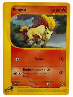 Ponyta - 102/147 Aquapolis 2002 - E-Reader WOTC - Pokemon TCG - Image 1