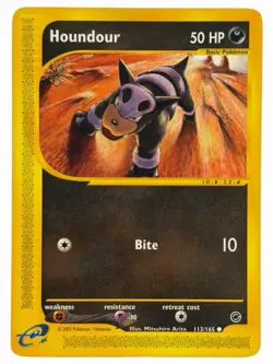 Houndour - 113/165 Expedition 2002 - E-Reader WOTC - Pokemon TCG - Image 1