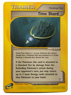 Time Shard - Aquapolis 135/147 2002 - E Reader - Pokemon TCG - WOTC - NM - Image 1
