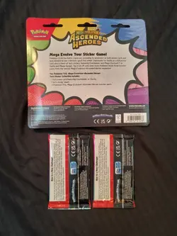 Pokemon Charmander Tech Sticker + 2 Boosters Mega Evolution Ascended Heroes - Image 2