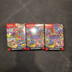 Pokemon Phantasmal Flames and mega evolution Sealed Booster Bundle Box LOT OF 3 - Image 1