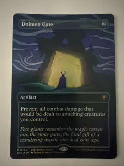 MTG Lorwyn Eclipsed Dolmen Gate 0145 Regular (Borderless) Special Guests Foil - Image 1