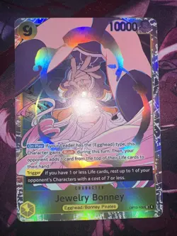 Jewelry Bonney SR OP13-108 english ONE PIECE Card Carrying on His Will - NM-MT - Image 1
