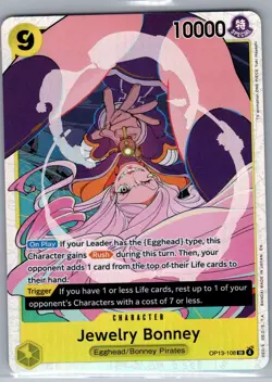 Jewelry Bonney OP13-108 Carrying On His Will - One Piece Card Game - NM - Image 1