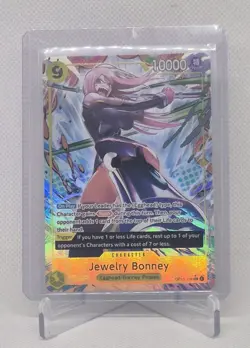 Jewelry Bonney Alt Art OP13-108 Carrying On His Will ONE PIECE Card NM-MINT Eng - Image 1
