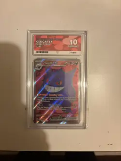 Pokemon TCG ACE Gem Mint 10 Gengar EX 193/162 Secret Rare Temporal Forces - Image 1