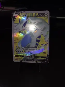 Pokemon TCG Silver Tempest Lugia V Full Art 185/195 Custom Display Card - Image 3