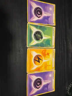 Four Pokemon TCG Illustration Energy Cards - Image 2