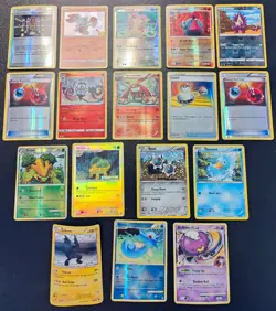Lot of 17 Pokemon Holo cards - Image 1