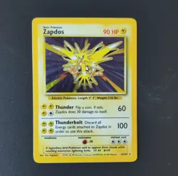 Pokemon Zapdos Base Set 16/102 Holo Rare 90 HP Basic 1999 Pokemon TCG Card - Image 1