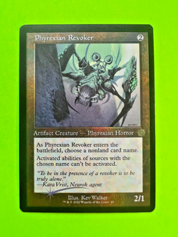 MTG The Brothers' War ( Phyrexian Revoker ) FOIL Retro Frame 40 - Image 1