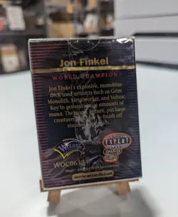 Magic the Gathering MtG World Championship Deck Sealed Brussels Jon Finkel - Image 2