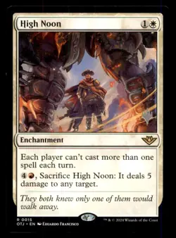 High Noon LP Light Play Outlaws of Thunder Junction MTG [12177] - Image 1