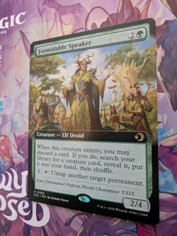 MTG Formidable Speaker (Extended Art) Lorwyn Eclipsed Regular NM - Image 2