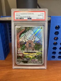 Pokemon TCG Pinsir Twilight Masquerade Holo Card Illustration 168/167 PSA 10 - Image 3