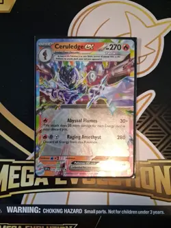 Pokemon TCG Ceruledge EX 036/191 Surging Sparks Double Rare Card (NM Condition) - Image 1