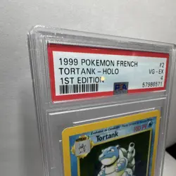 Pokemon TCG Tortank 2/102 Base Set 1st Edition Holo Rare PSA 4 1999 - Image 4