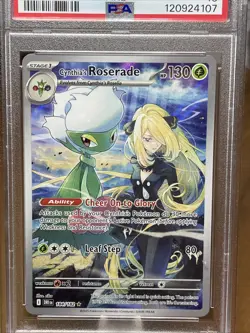 2025 Pokemon Destined Rivals Cynthia’s Roserade - Rare - PSA 10 (July 25) - Image 2