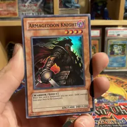 Armageddon Knight - Super Rare PTDN-EN021 - Near Mint - Vintage YuGiOh Card - Image 1