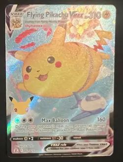 Pokemon Flying Pikachu VMAX 007/025 Celebrations Classic Collection - Image 1
