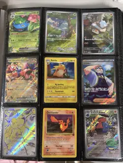 Huge Binder Lot 189 Pokemon WOTC VTG Base Set, Illustration Rare, EX, Jumbo Card - Image 1