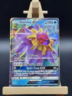 Starmie GX 14/68 Holo/Shiny Pokemon Card, SM Hidden Fates Rare | NM/M - Image 1