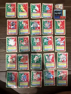 LOT (24) - Pokemon Japanese Topsun Blue Back Collection - Image 1